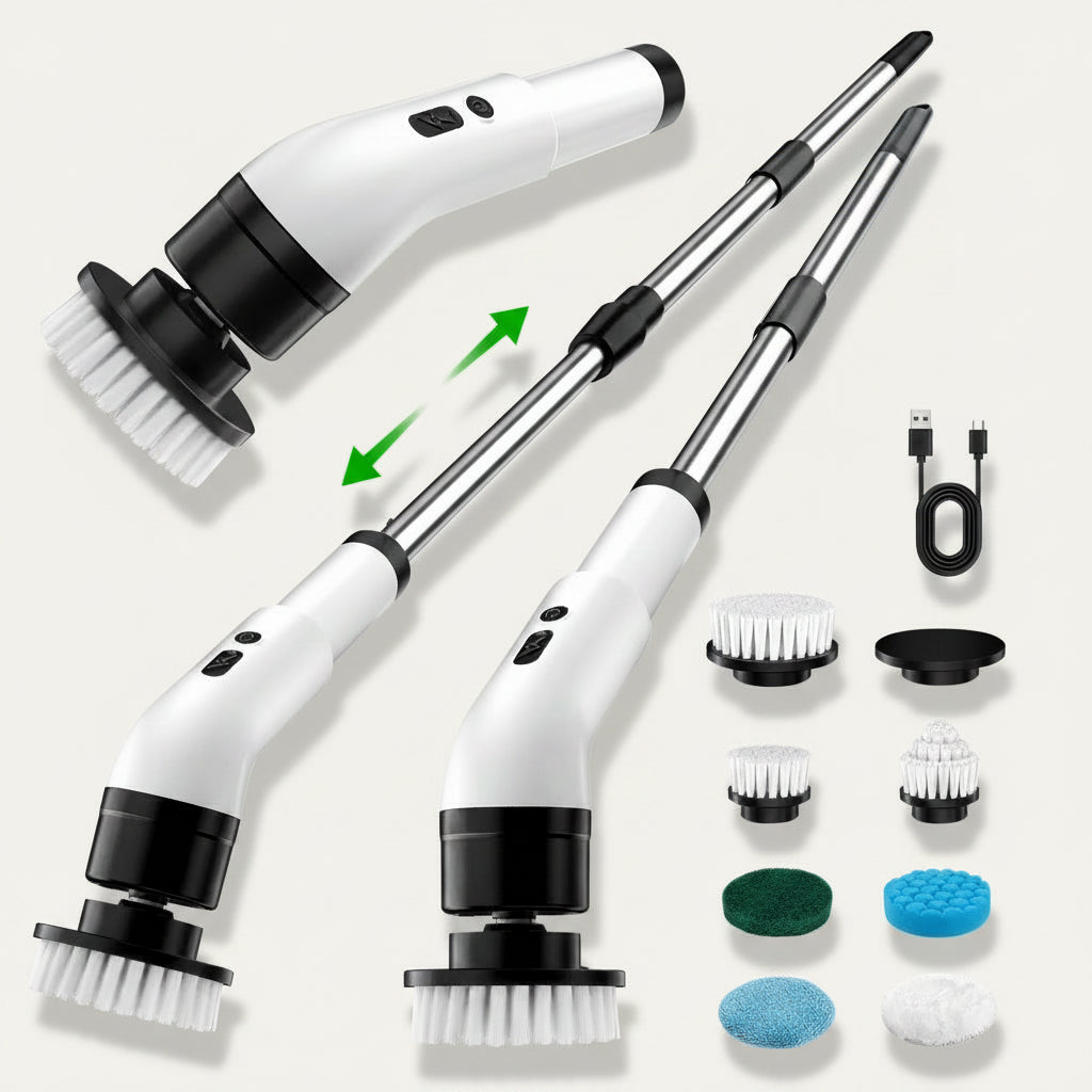 Kidsjoy Electric Spin Scrubber – 7-in-1 Cordless Power Scrubber