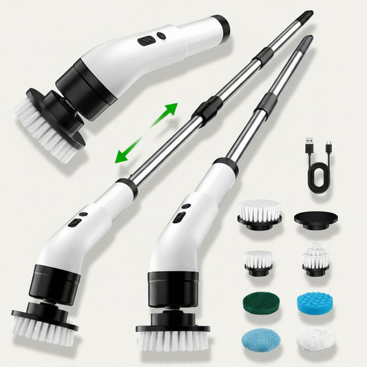Kidsjoy Electric Spin Scrubber – 7-in-1 Cordless Power Scrubber